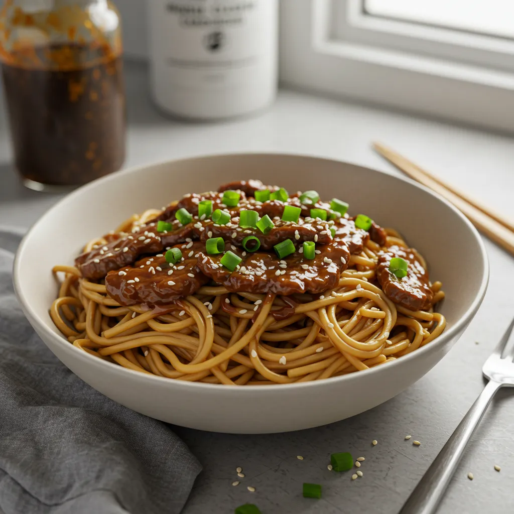 The Ultimate Hoisin Beef Noodles: Rich Savory Asian Comfort in Every Slurp